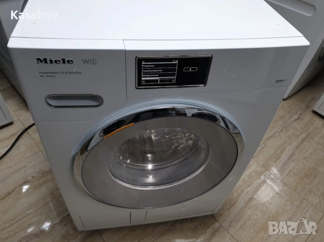 Miele - 9кг - Пара - WiFi - TwinDos - Пералня Миеле 12м Гаранция, снимка 13 - Перални - 52620961