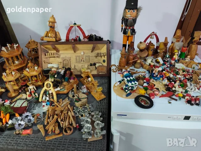 Дървени Части за коледни играчки пирамиди