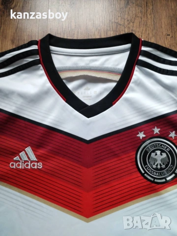 adidas GERMANY 2014 2015 HOME - футболна теколекционерска ниска М , снимка 2 - Тениски - 53372914