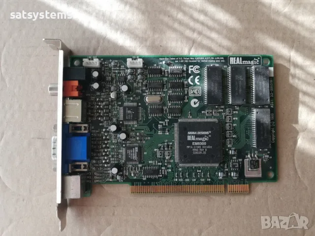 Sigma Designs REALmagic DVD8300 Video Capture PCI Card 