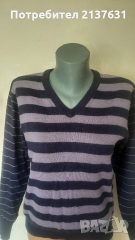 ДАМСКИ  ПУЛОВЕР  с ламска вълна  - Размер М , снимка 1 - Блузи с дълъг ръкав и пуловери - 34522248