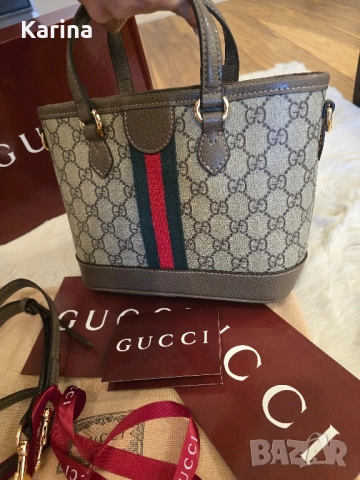 Налична чанта Gucci Ophidia Tote bag, снимка 8 - Чанти - 52243269