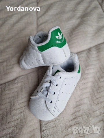 Бебешки обувки - Adidas Stan Smith Crib, снимка 6 - Бебешки обувки - 53293021
