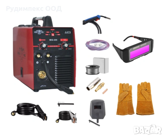 3 в 1 , Телоподаващо устройство и инверторен електрожен с функция Аргон, комбинирано MIG/MMA/LIFT