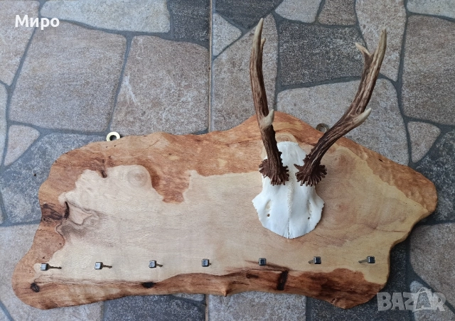 Стойка(закачалка) за ключове.Рога.Трофей, снимка 2 - Други стоки за дома - 51868854