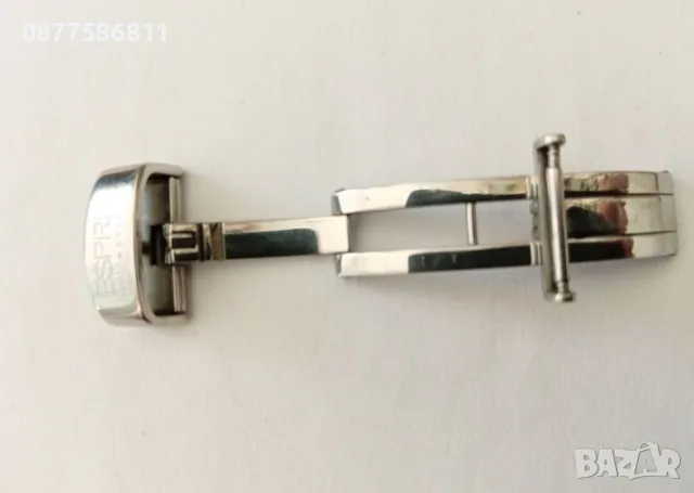 ОРИГИНАЛНА КАТАРАМА ЗА ЧАСОВНИК ESPRIT ТОКА БЪКЕЛ ЧАСОВНИЦИ СТЪКЛО БАТЕРИЯ ПАТЕНТИ, снимка 4 - Каишки за часовници - 50261065