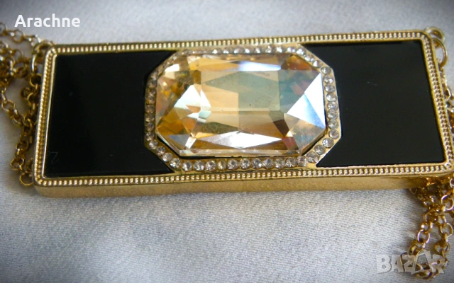 Луксозно позлатено колие, снимка 4 - Колиета, медальони, синджири - 48222102