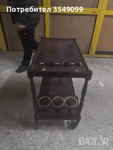 Старинна подвижна масичка, снимка 2 - Антикварни и старинни предмети - 48041063