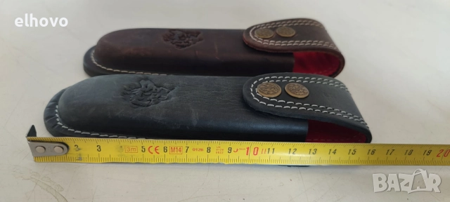 Кожен калъф за джобно ножче №5, снимка 2 - Оборудване и аксесоари за оръжия - 25675553