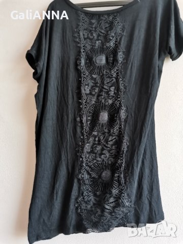 СТРАХОТНА ТУНИКА С ДЕКОРАЦИЯ И ДАНТЕЛА ДО 2XL, снимка 6 - Туники - 37131505