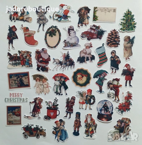 Стикери за скрапбук Зимни/ Коледни теми различни видове, снимка 5 - Други - 47651800