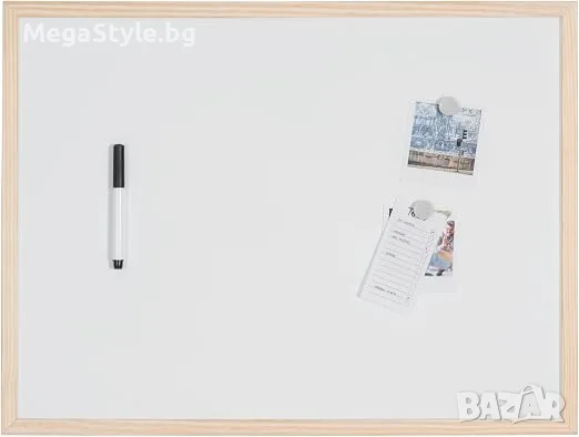 Bi-Office Budget - Магнитна бяла дъска, 60 x 45 см