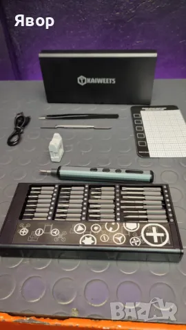 Електрическа супер прецизна отвертка за фина механика, снимка 7 - Друга електроника - 47509296