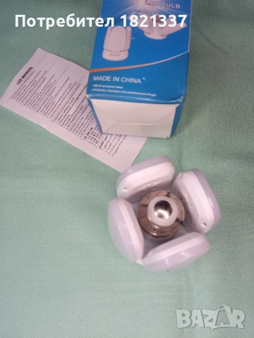 Led лампа с подвижни перки, снимка 2 - Лед осветление - 50530347