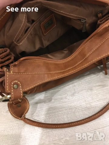 Guy Laroche чанта естествена кожа, снимка 12 - Чанти - 54001524