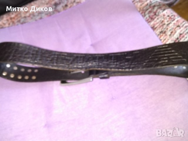 Колан марков на Армани 113см на 42мм естествена кожа, снимка 11 - Колани - 42703341