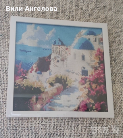 Диамантен гоблен 30/30 с рамка, снимка 3 - Гоблени - 53929573