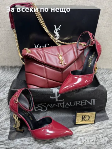 Yves Saint Laurent Дамски Обувки На Ток - Налични Различни Цветове Код D2011, снимка 2 - Дамски обувки на ток - 49382869