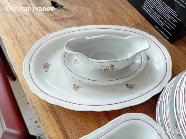 Български порцеланов сервиз "СИП" Стойко Иванов Пеев , снимка 2 - Сервизи - 52592276