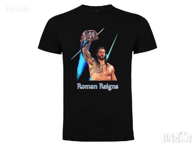 Тениска WWE кеч Roman Reigns 4 модела мъжки и детски , снимка 4 - Тениски - 28625861
