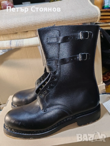 Италиански военни кубинки от естествена кожа Davos р-р 46