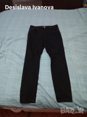 Продавам дамски черни дънки , снимка 2 - Дънки - 52922734