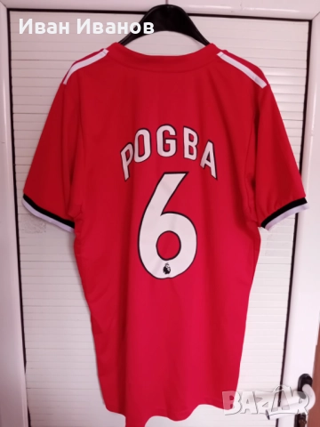 Оригинална фланелка на Манчестър Юнайтед - Пол Погба, снимка 3 - Футбол - 51652077