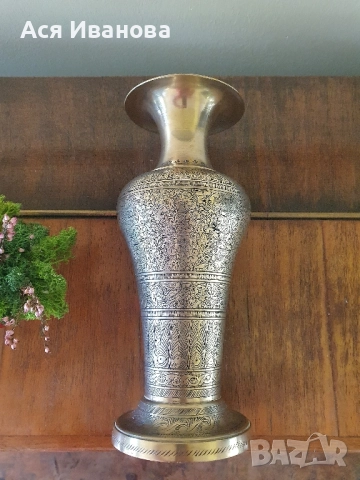 Ваза от месинг - комплект 2 броя, снимка 5 - Вази - 51880045