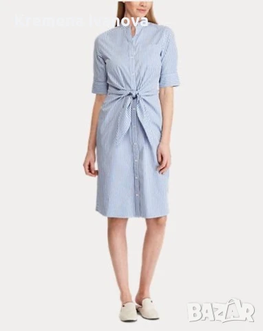 RALPH LAUREN Wilda striped shirt dress, размер 4 (S/M), снимка 3 - Рокли - 51114374
