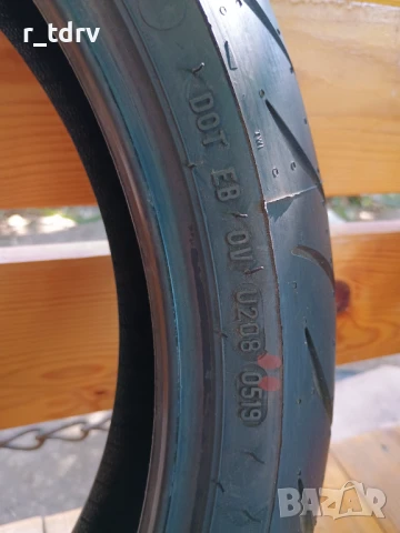 metzeler 120/70 zr17 sportec rr m7 58w tl + Pirelli diablo rosso, снимка 2 - Гуми и джанти - 51382795