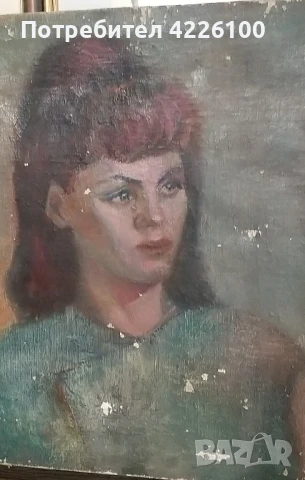 Картина портрет на красива жена