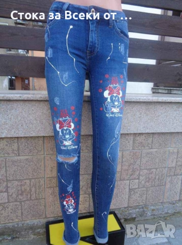 Дънки размер С/М, снимка 2 - Дънки - 52428015