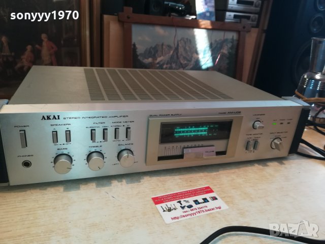 akai japan-stereo amplifier 0303210911, снимка 4 - Ресийвъри, усилватели, смесителни пултове - 32021979