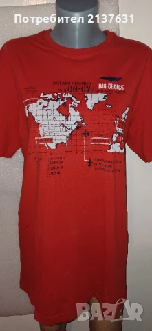 ДАМСКА  ЧЕРВЕНА ТЕНИСКА / РОКЛЯ BIG  CHOICE  Размер  XXL , снимка 1