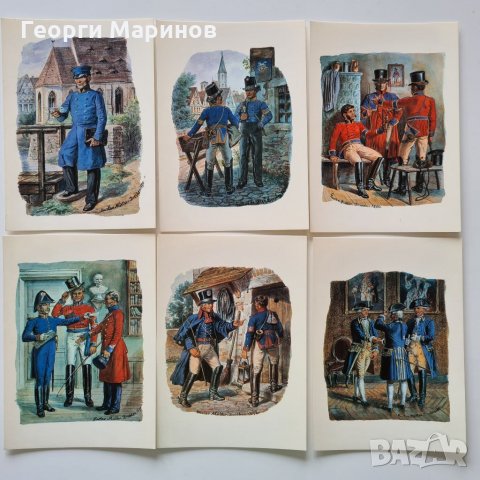 Пощенски картички с мотиви на Gustav Otto Müller, цялата колекция, 1965 г., снимка 3 - Колекции - 31943893