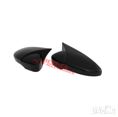 Капаци за огледала със щипки черен пиано лак Batman Style подходящи за Volkswagen Passat B7, CC, снимка 3 - Аксесоари и консумативи - 53017268