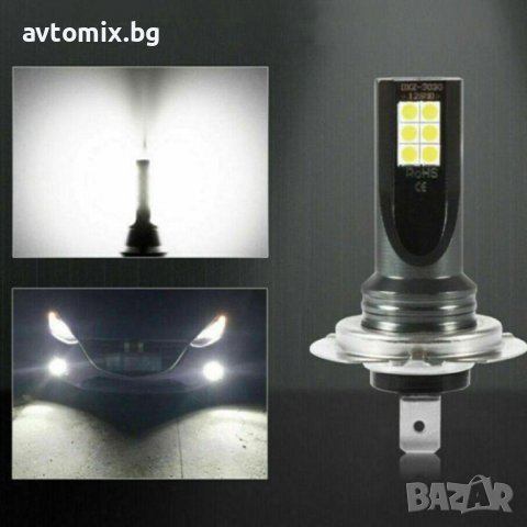 Диодни LED крушки 3200-H4, 9W, 1100 lm, 12V-24V, снимка 2 - Аксесоари и консумативи - 38356651