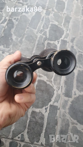 Стар биноъл с Калъф, снимка 3 - Антикварни и старинни предмети - 53375861