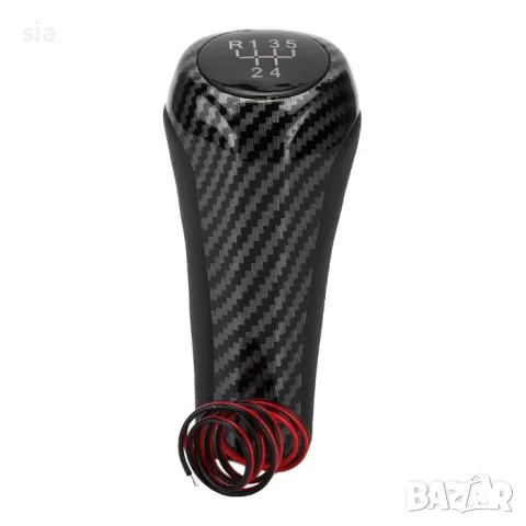 Топка за скоростен лост, Универсална, 5 Скорости, Led Светеща - Карбон, снимка 3 - Аксесоари и консумативи - 49903879