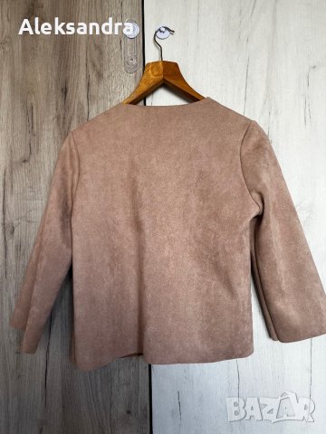 Велурено яке, снимка 2 - Якета - 39571420