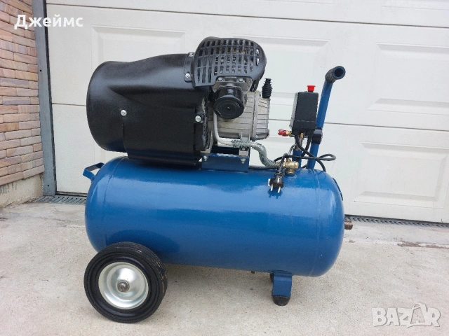 Немски двуглав компресор 50 литров , снимка 5 - Други инструменти - 53003852