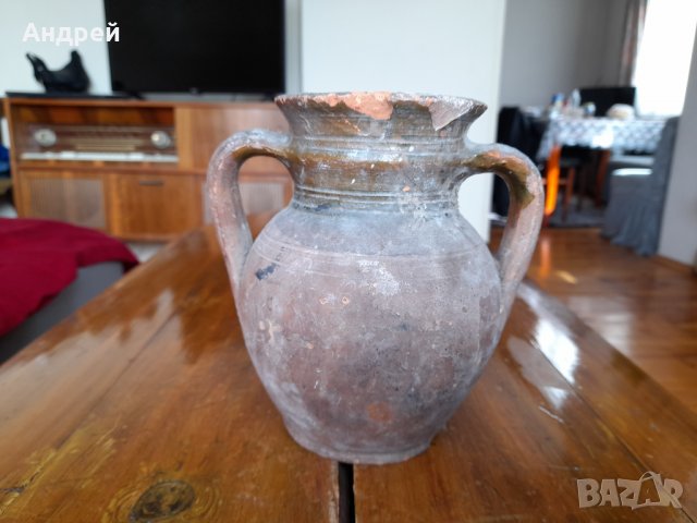 Старинно керамично гърне #5, снимка 3 - Антикварни и старинни предмети - 34328017