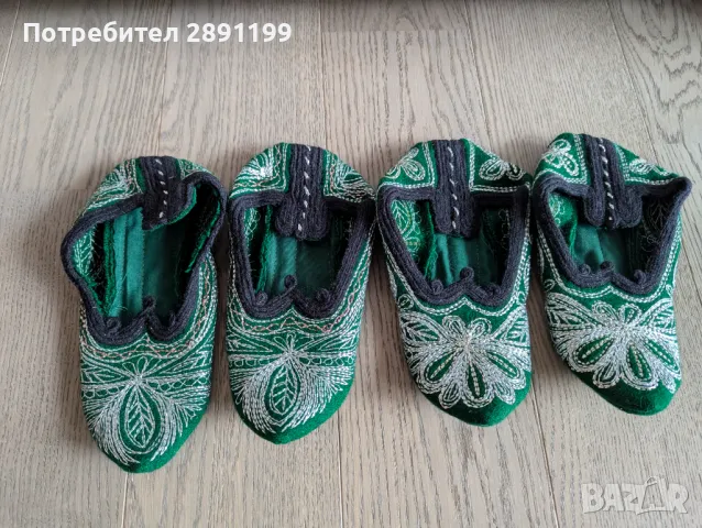 Вълнени везани терлици, снимка 2 - Други - 49516710