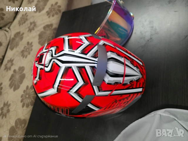 Продавам Shoei X-spirit 3 S/XS, снимка 5 - Спортна екипировка - 54325511