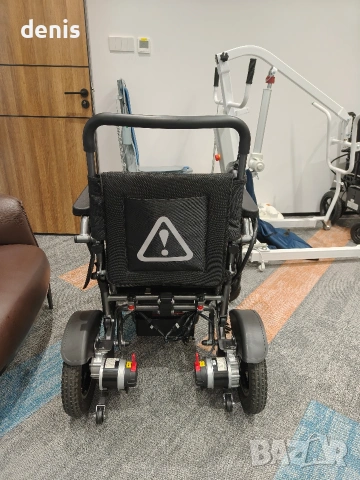 електрическа инвалидна количка сгъваема до 120 кг, снимка 5 - Инвалидни колички - 54142869