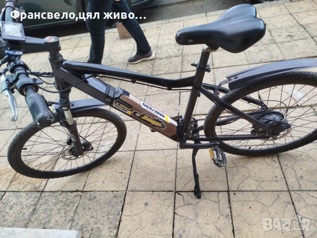 26 цола алуминиев електрически велосипед колело работи на подпомагане и ръчна газ с лек проблем бате