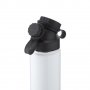 Термос JuNiki за студени и горещи напитки, Неръждаема стомана, без BPA, Бял, снимка 3
