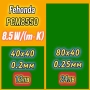 0.2/0.25мм FEHONDA PCM8550 8.5W/m-k фазово променящ се материал (PCM), снимка 1