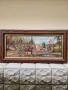 Топ- Уникална голяма антикварна авторска майсторска картина масло върху платно , снимка 2