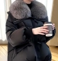 Ново дамско зимно яке с пухена яка , снимка 7